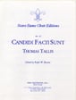 Candidi Facti Sunt SATB choral sheet music cover